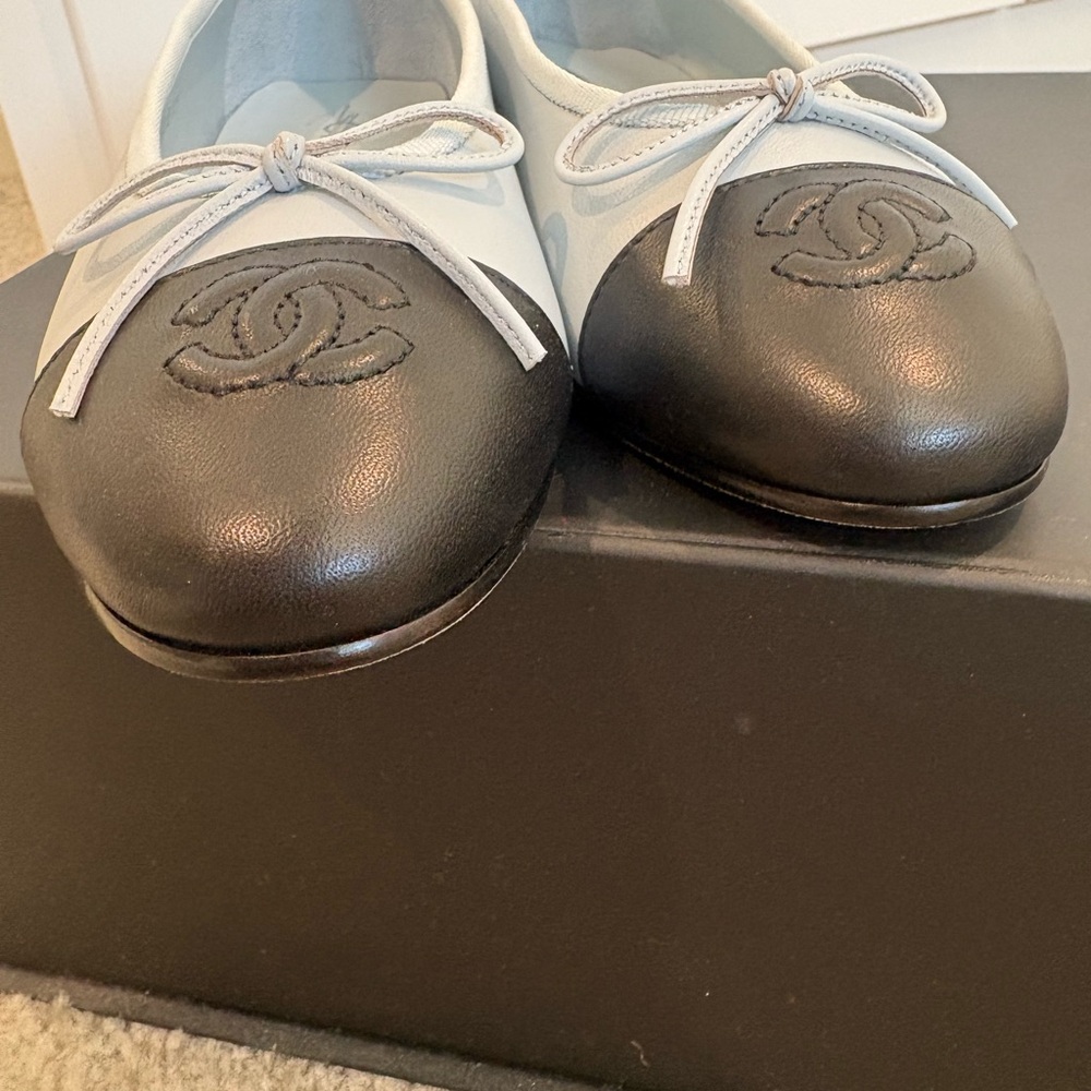 Chanel Ballet Flats - baby blue color - Picture 4 of 9